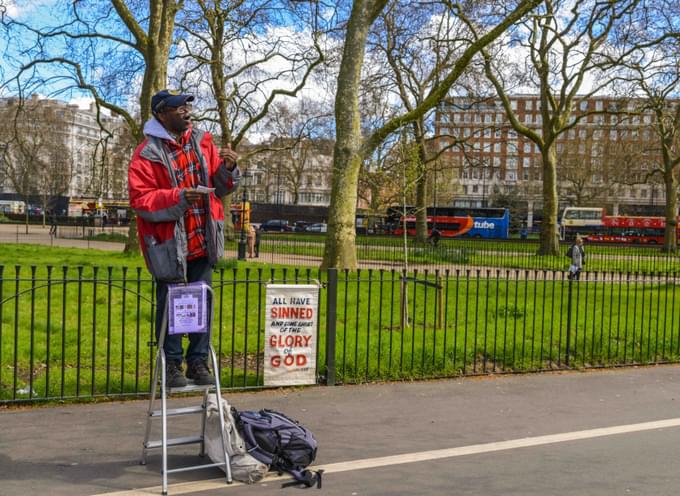 Speakers Corner, Hyde Park