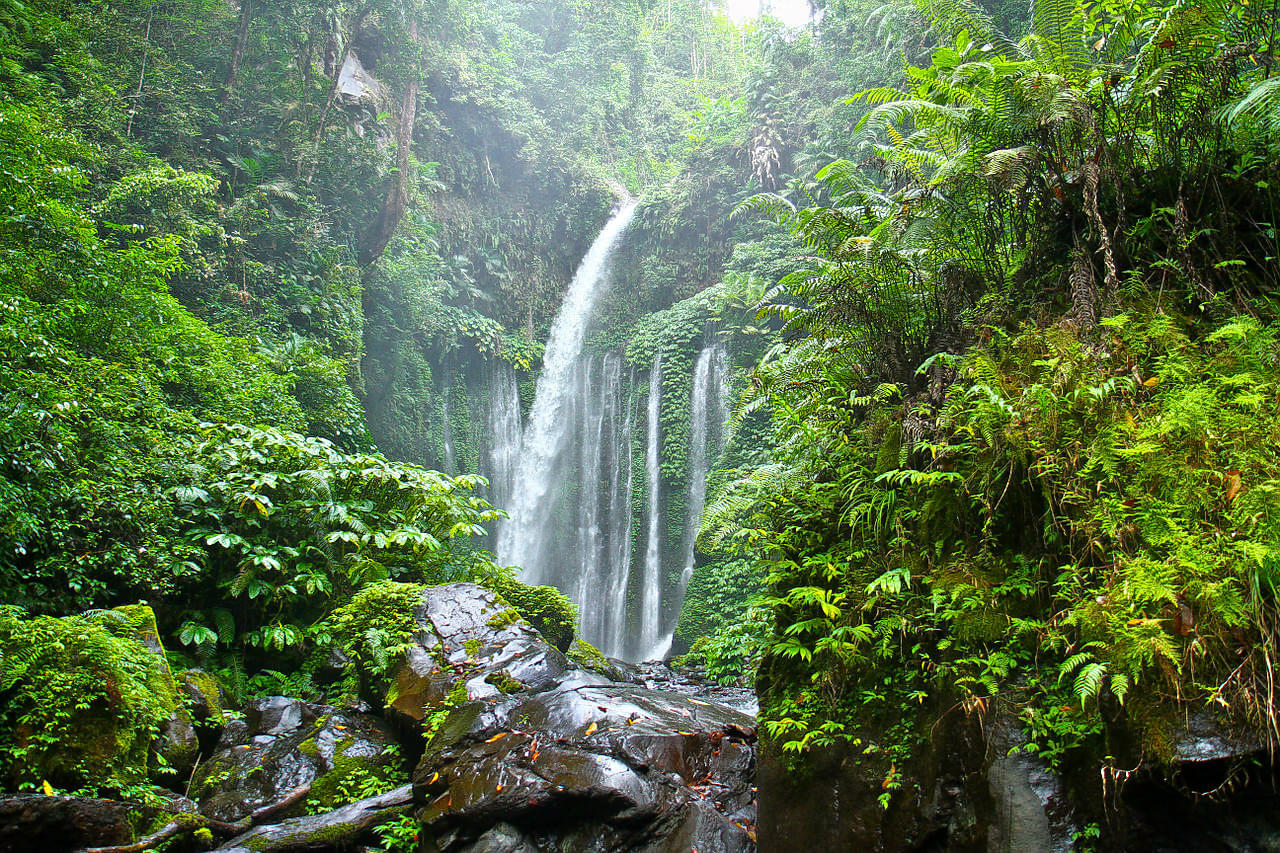 Sendang Gile And Tiu Kelep Waterfall