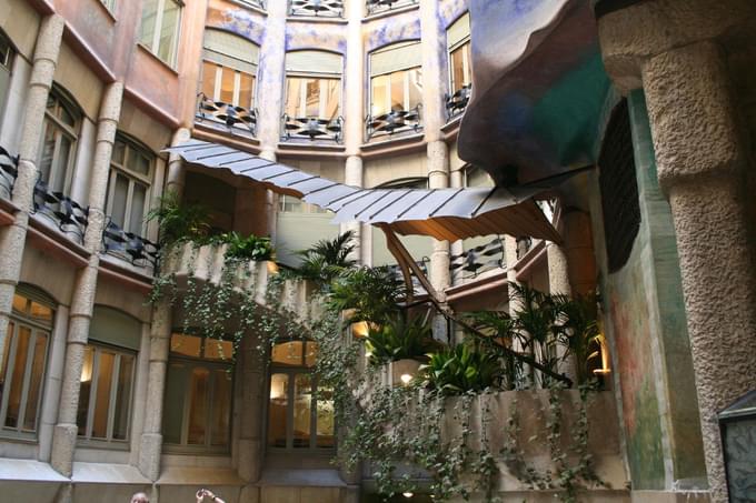 Casa Mila Courtyard