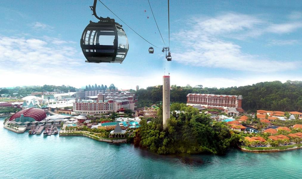 Buy your Sentosa Fun Pass & experience the thrill of soaring above paradise with Singapore cable car