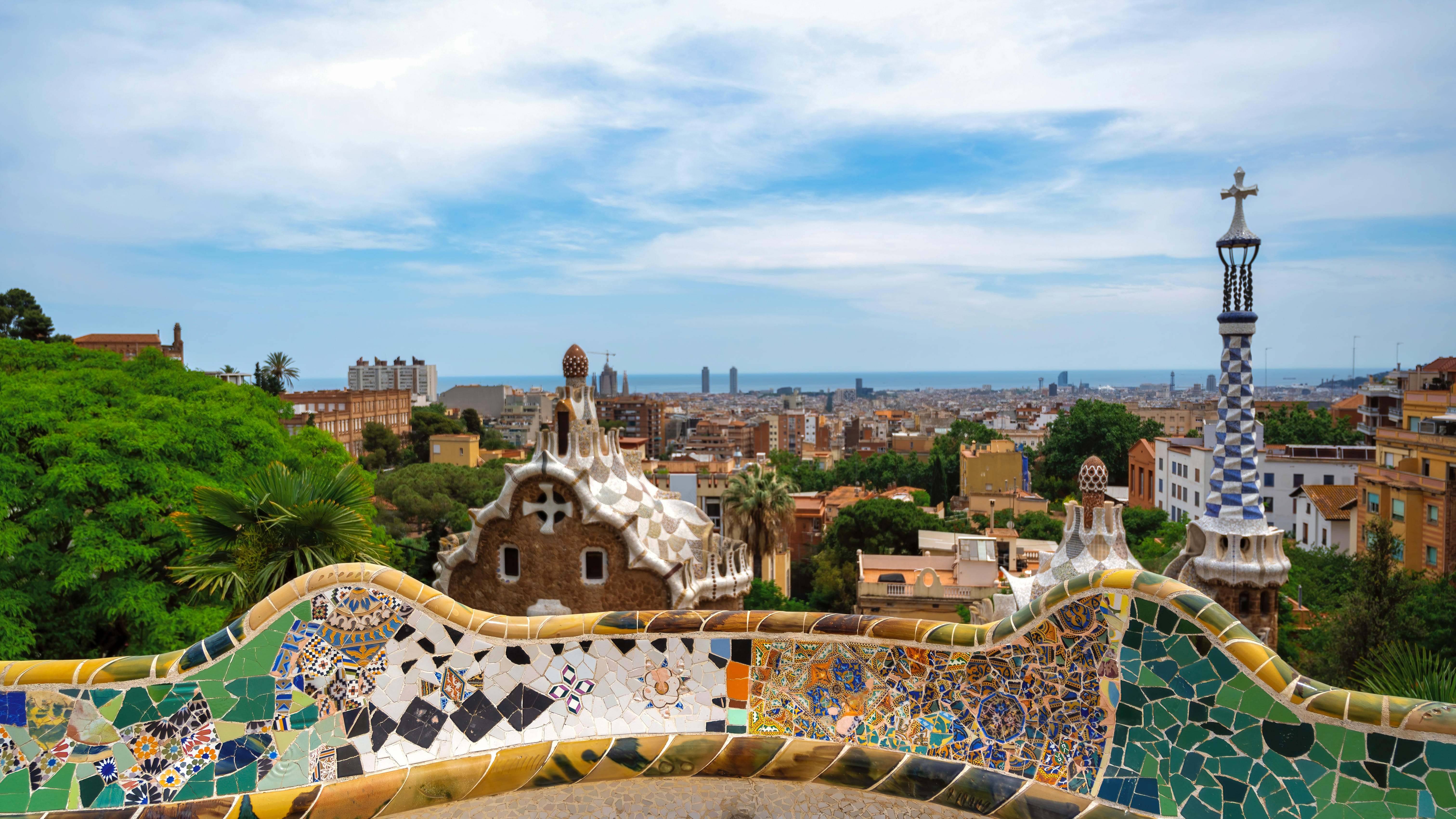 Senic view from park guell