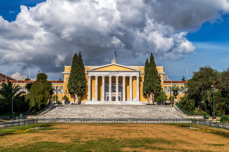 Visit neoclassical Zappeion, the place where modern games were approved