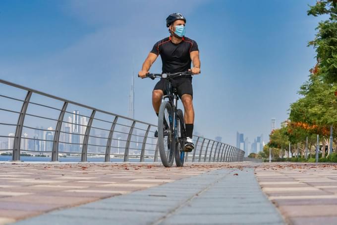 Bike riding in Dubai