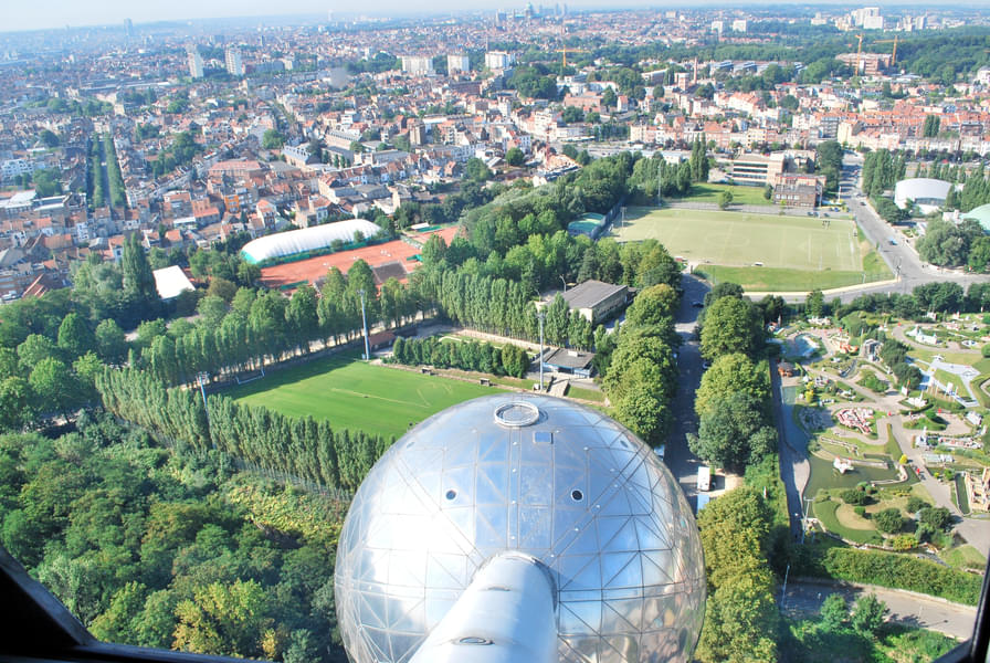 Explore the famous Atomium, offering an insight into the royal world of Brussels