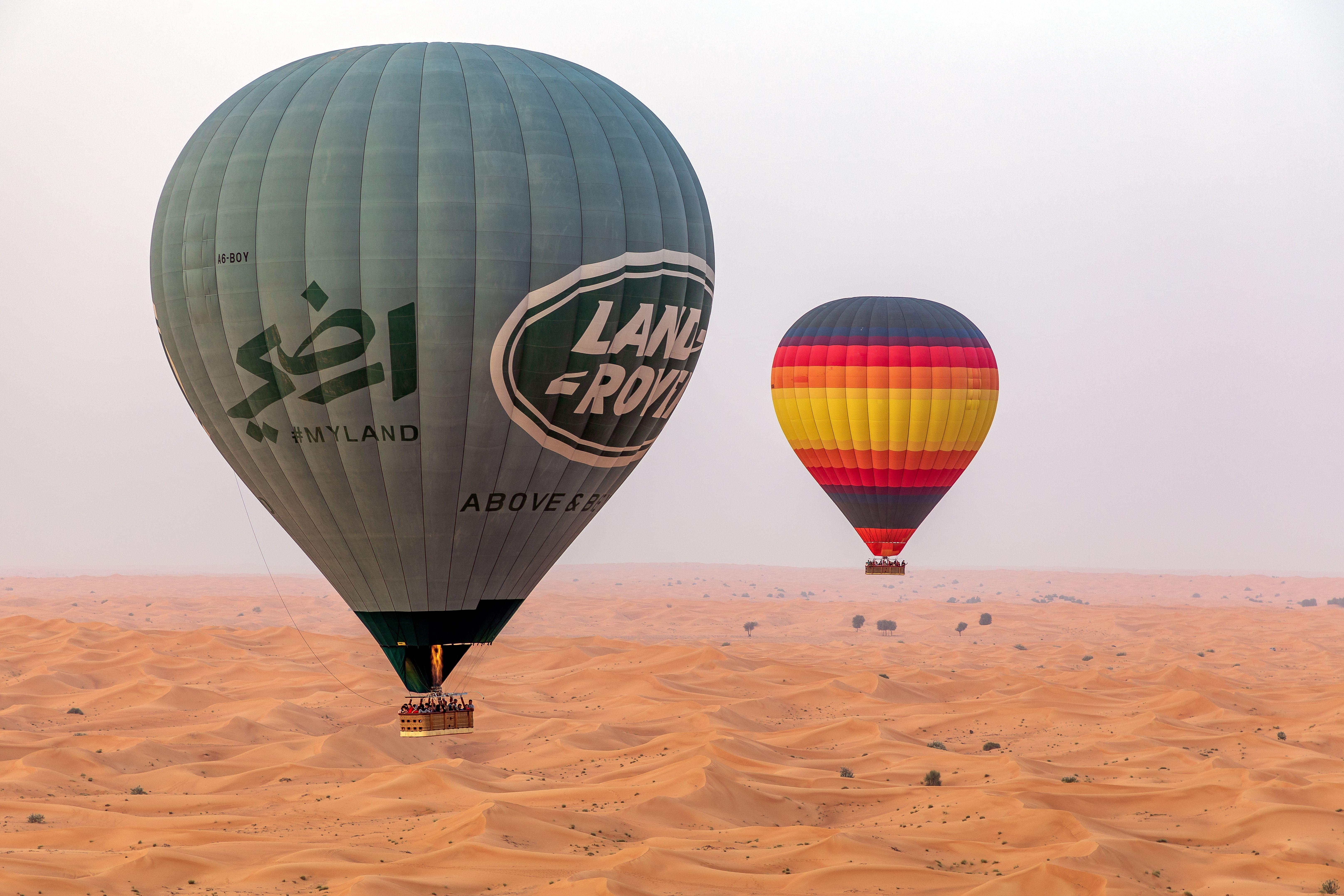 Hot Air Balloon Dubai in Dubai Desert