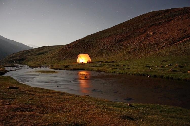 Chandrataal Lake Camping Image