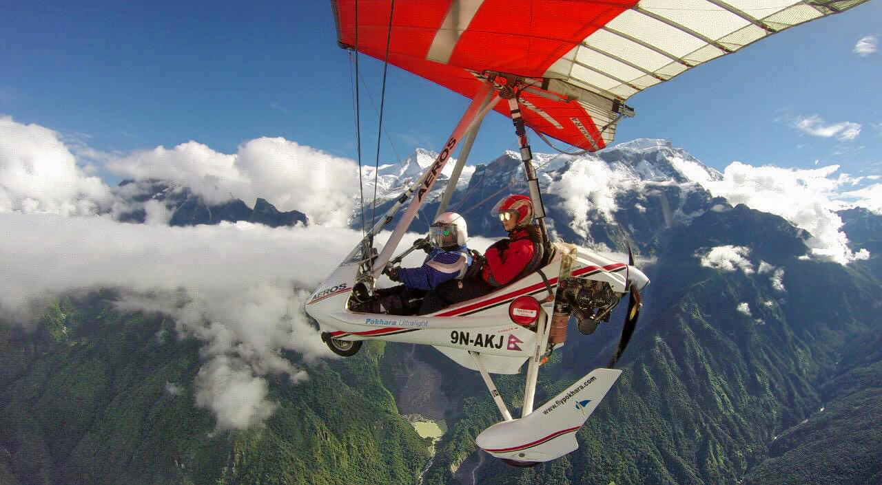 Ultralight Flight In Pokhara