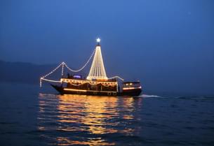 Hop aboard a beautiful cruise to celebrate the festival of Christmas
