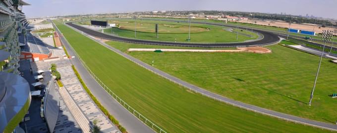 View of the Meydan Race Course from Helicopter Ride in Dubai For 40 Minutes