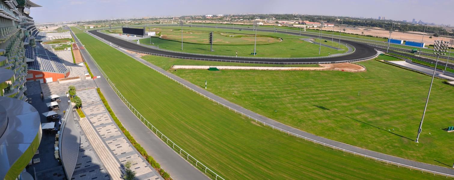 View of the Meydan Race Course from Helicopter Ride in Dubai For 40 Minutes