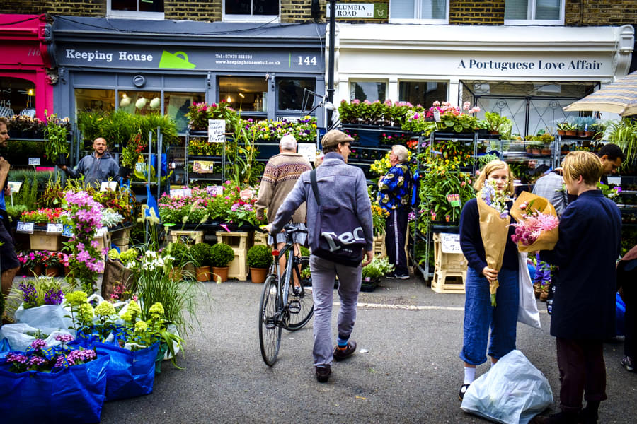 Buy Flowers From Columbia Road Flower Market