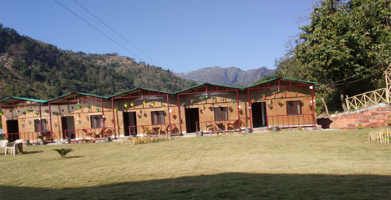 Beach Camping In Rishikesh With Rafting Image