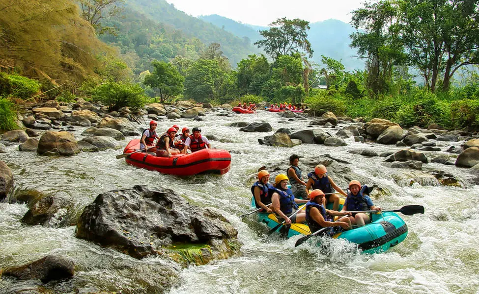 White water rafting