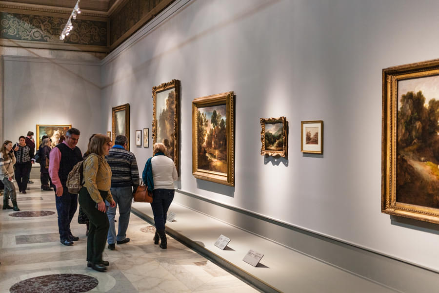 Wander through the art galleries of the museum