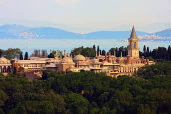 Spectacular view of Topkapi Palace