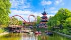 Stunning view of Tivoli Gardens, Stockholm