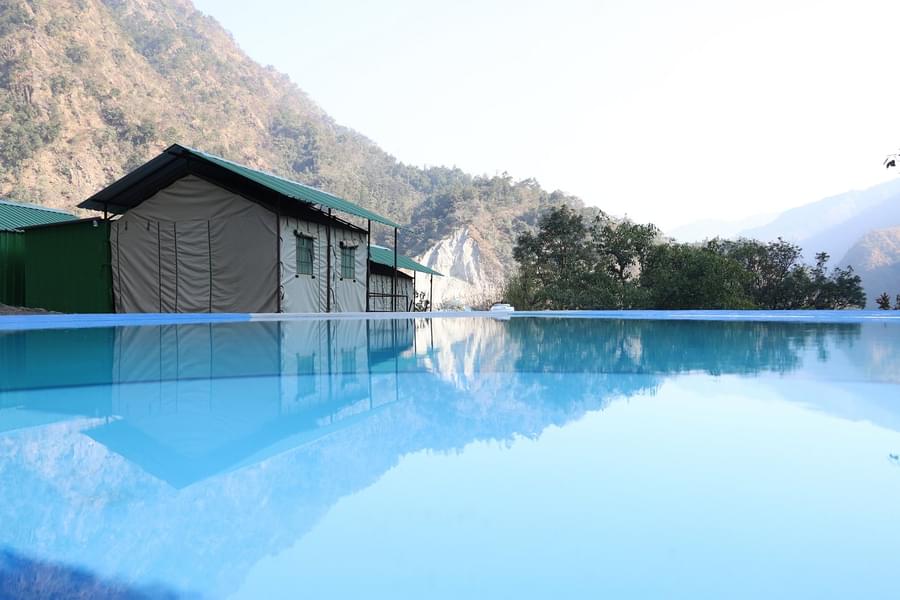 Camping With Swimming Pool In Rishikesh Image