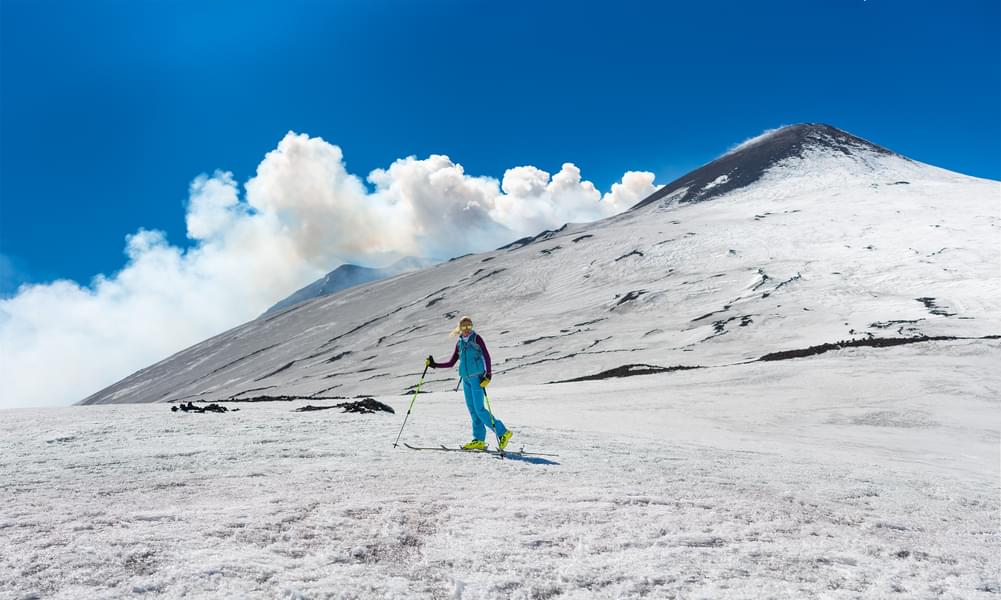 Ski on Mount Etna