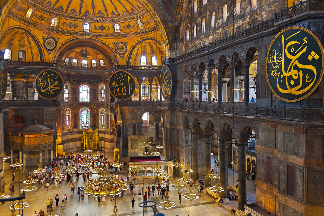 Hagia sophia inside view