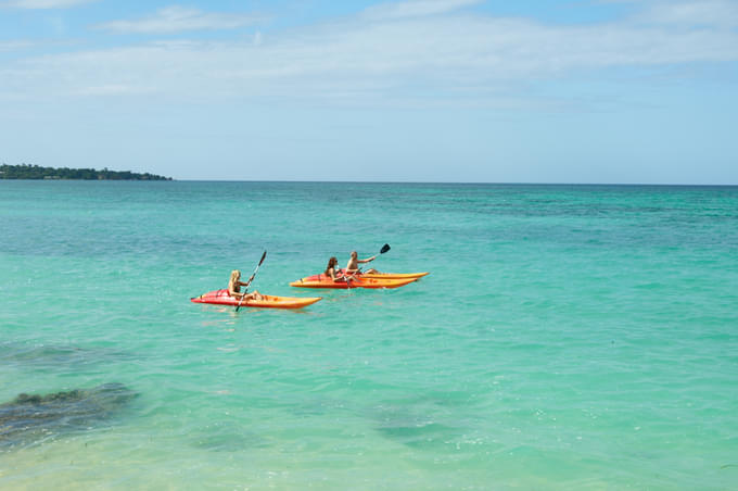 Kayaking in kayaking