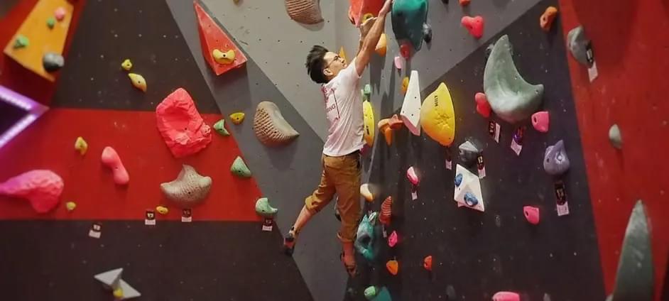 Try your hands in rock climbing
