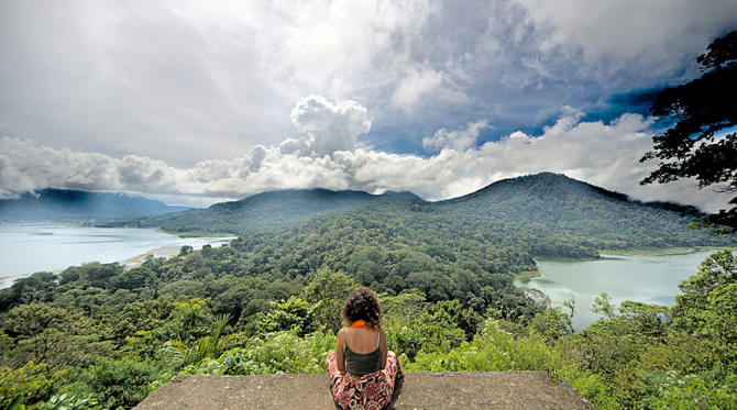Enjoy Scenic Views From The Twin Lakes Viewpoint