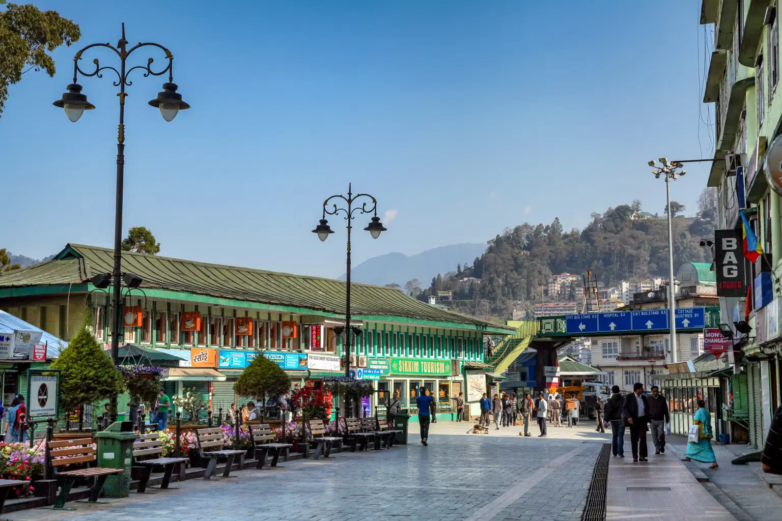 Mahatma Gandhi Marg in Gangtok