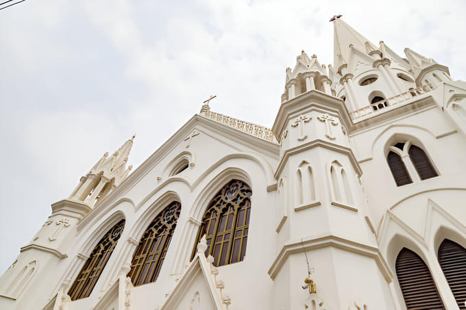 Visit San Thome Church and its serene, historic charm
