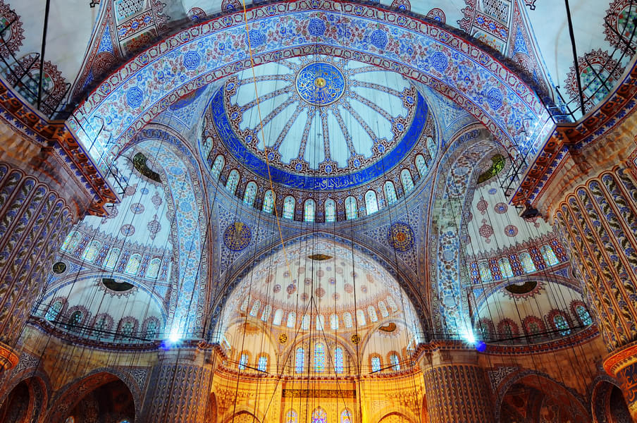 Beautiful dome of Blue Mosque