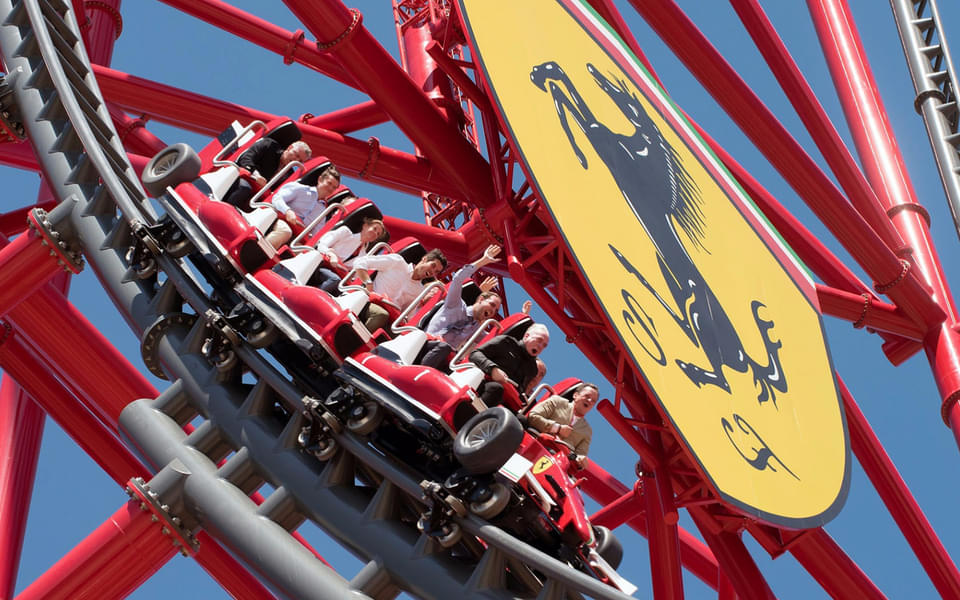 Feel the adrenaline rush as you speed through Europe's tallest and fastest roller coaster