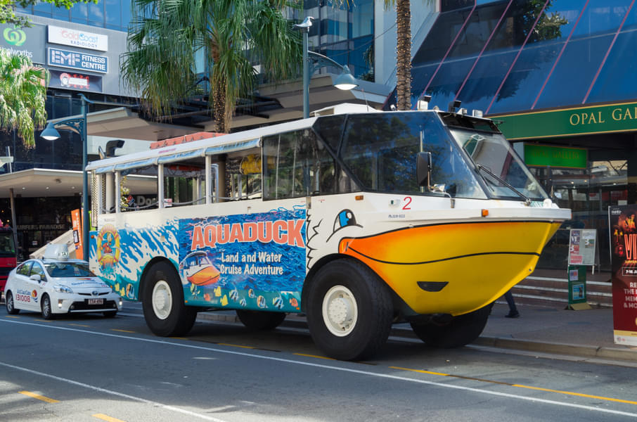 Aquaduck City Tour, River Cruise & Indoor Skydiving in Gold Coast Image