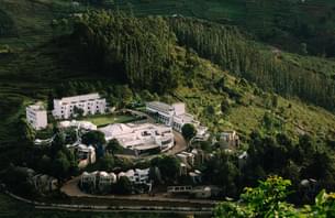 Aerial view of the resort 