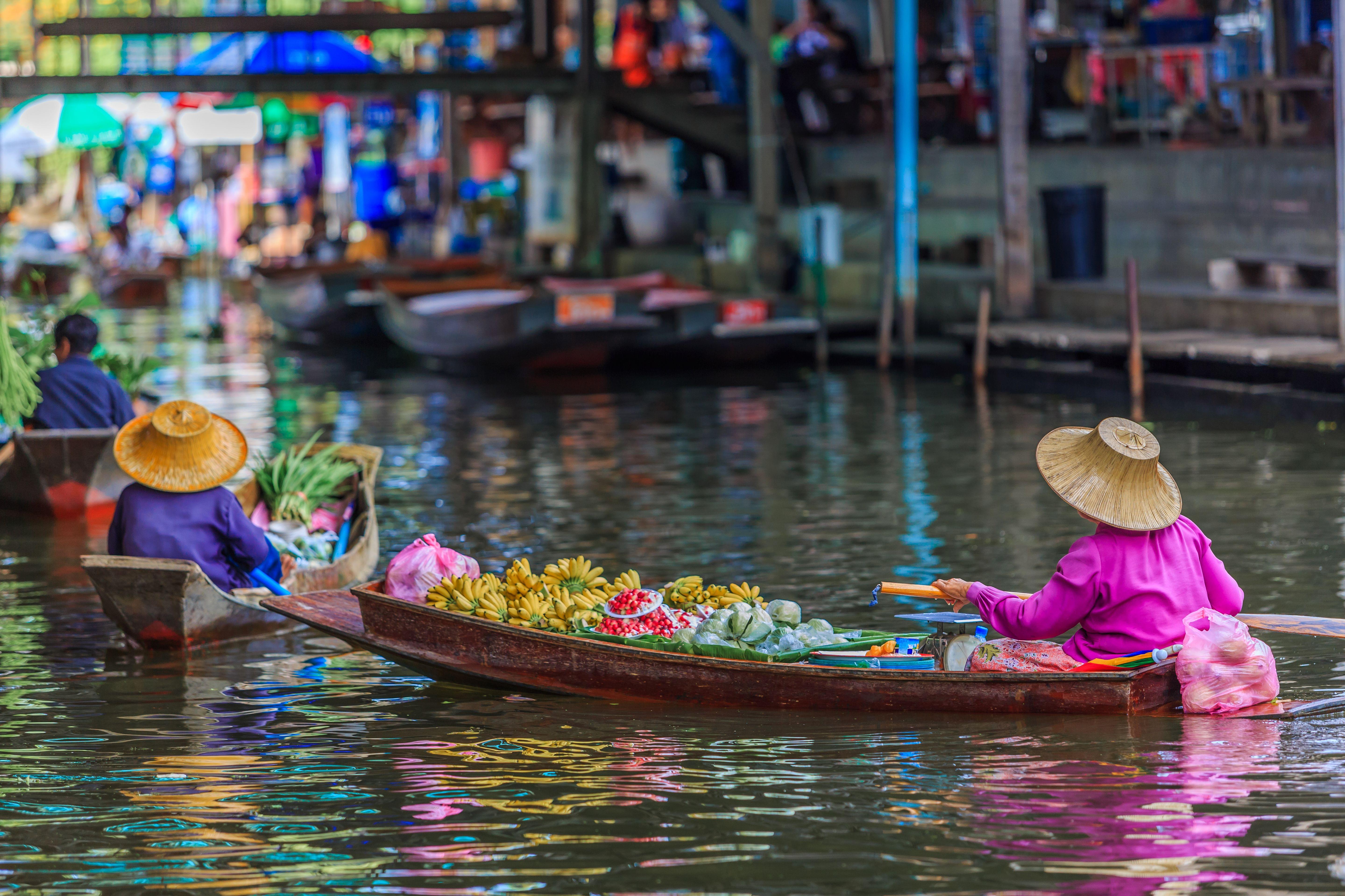 Floating Markets In Bangkok