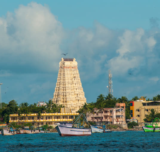 Stunning view of Ramanathaswamy Temple, Rameswaram