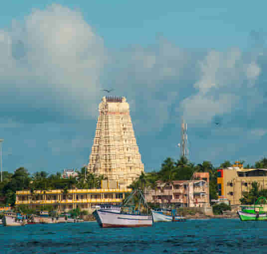 Stunning view of Ramanathaswamy Temple, Rameswaram