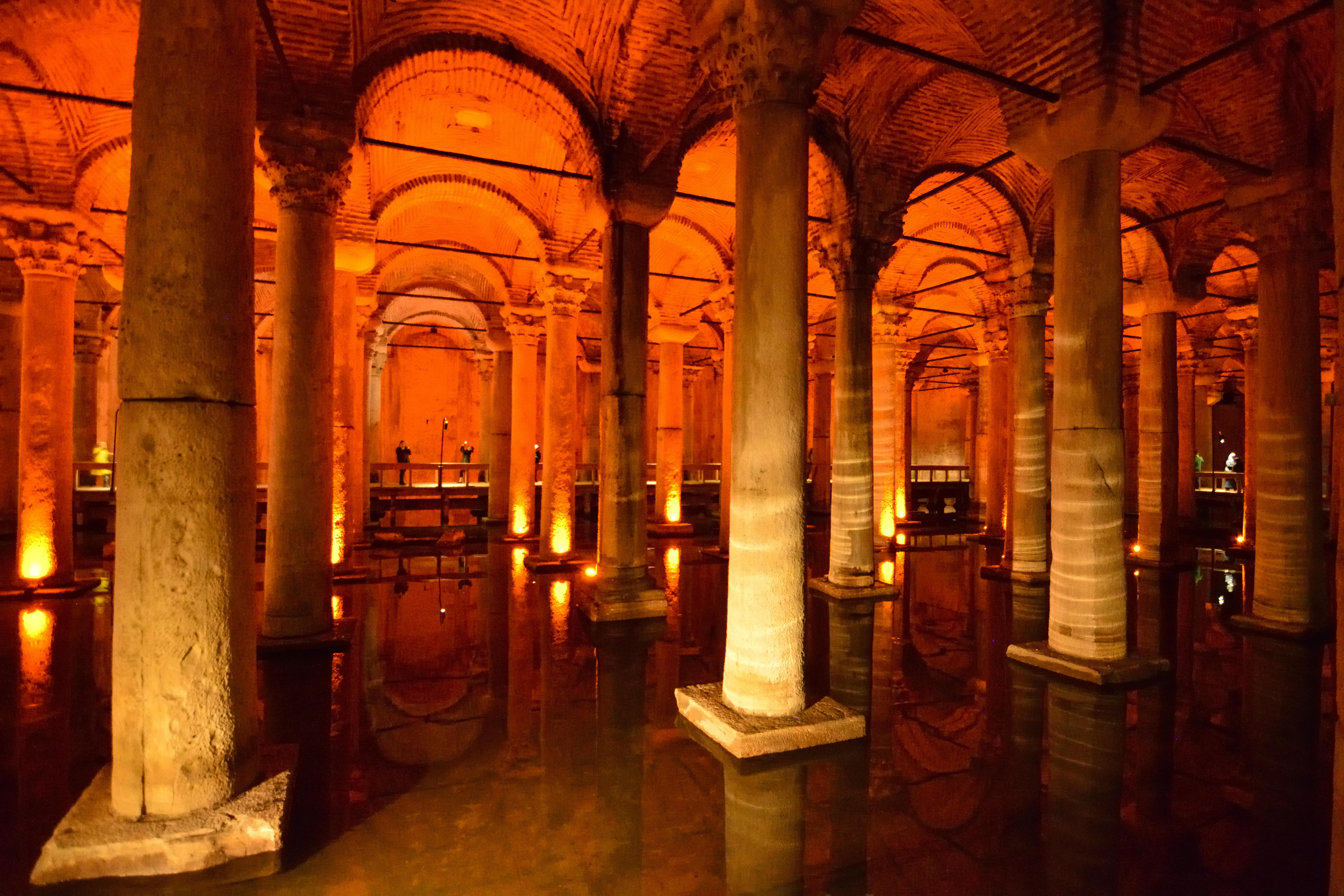 Basilica Cistern inner view