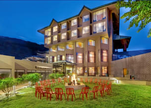 Exterior view of the resort