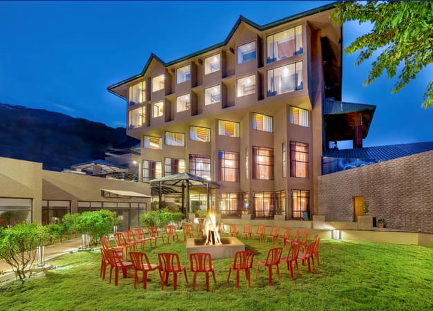 Exterior view of the resort