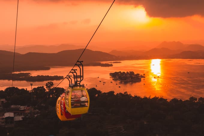Cable car ride to Karni Mata Temple