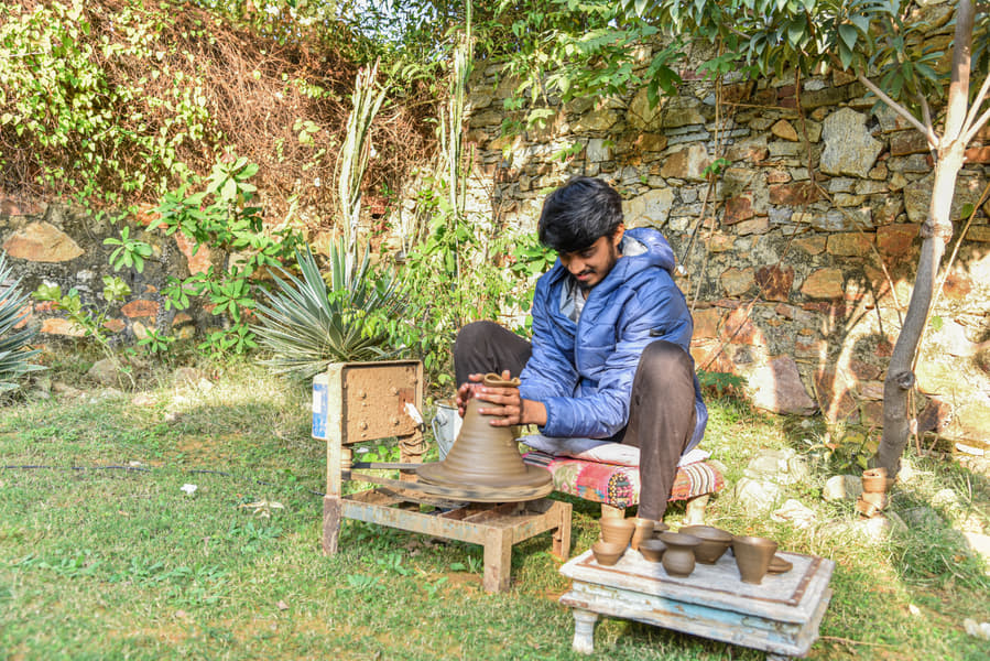 Pottery Making In Pushkar Image