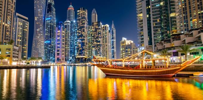 Dhow cruise Dubai creek