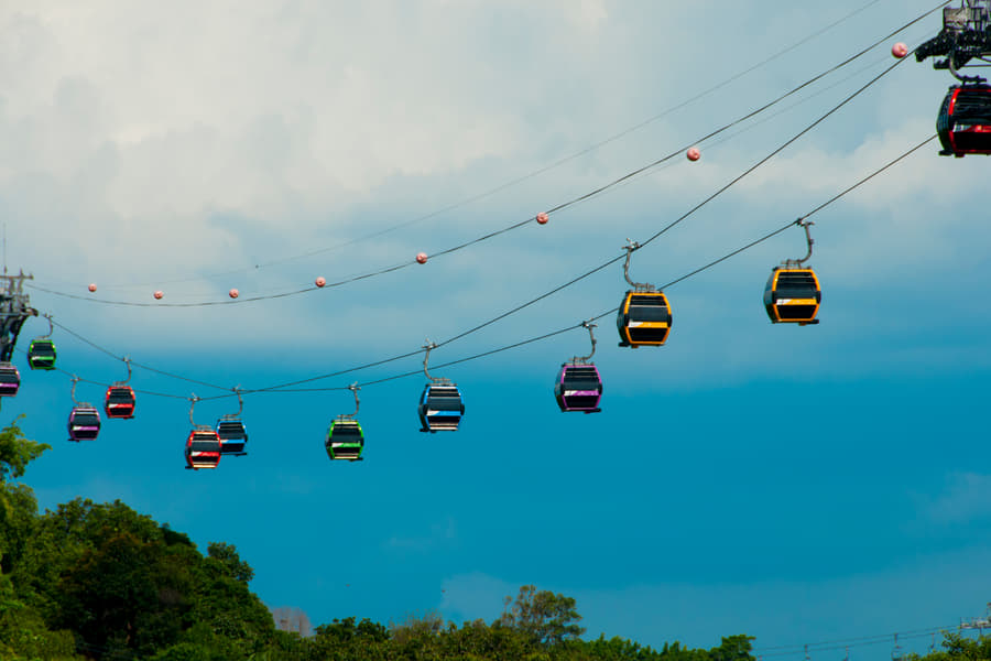 Singapore Cable Car Sky Pass and Madame Tussauds Combo Pack Image