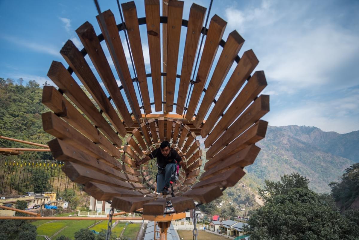 Rope Course in Rishikesh