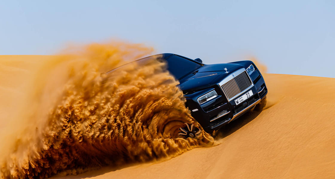 Rolls Royce Dawn Desert Driving Tour In Dubai Image