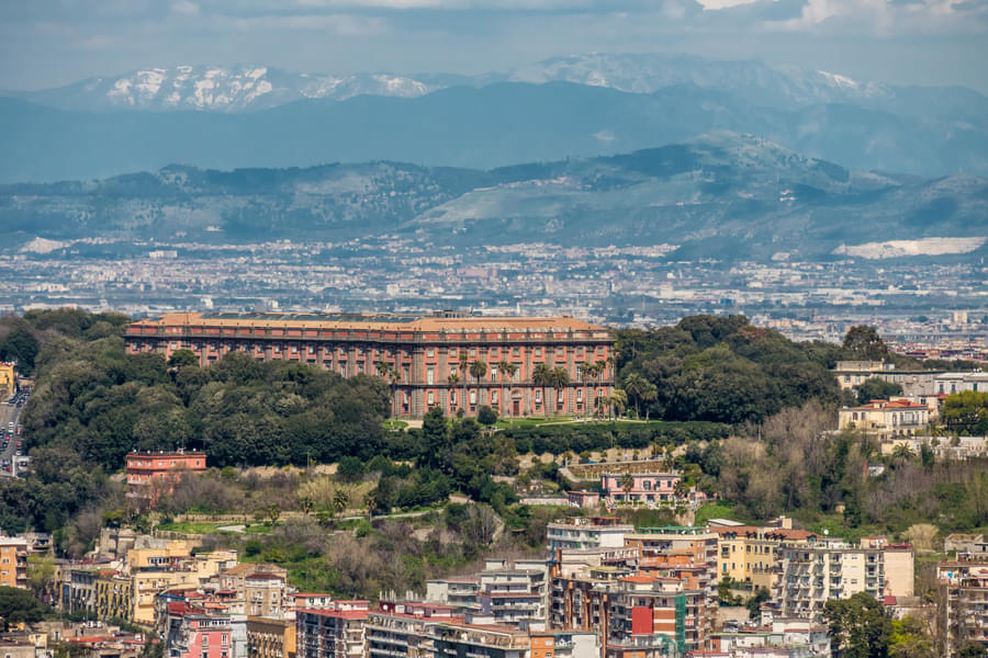 Aerial View of the Museo e Real Bosco di Capodimonte
