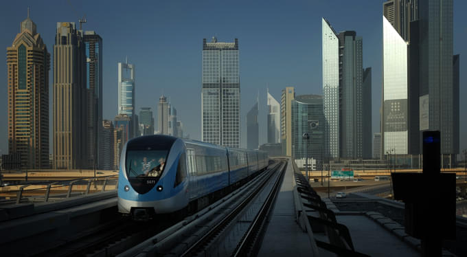 Metro in Dubai 