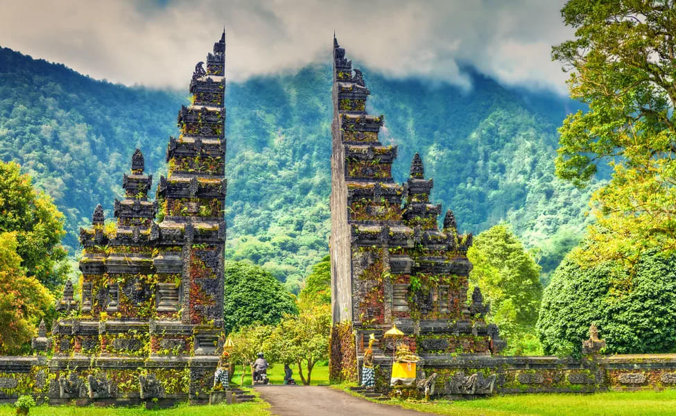 Enjoy the serene atmosphere of Balinese temple
