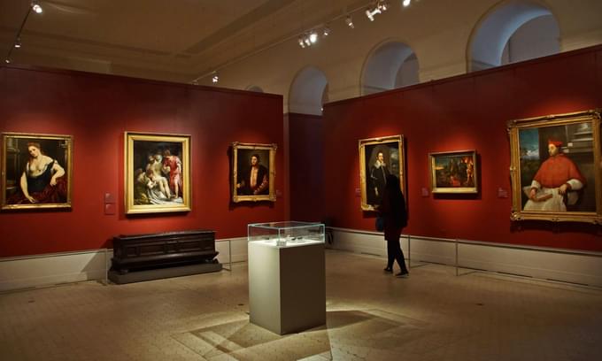 Interior of The Pushkin State Museum of Fine Arts