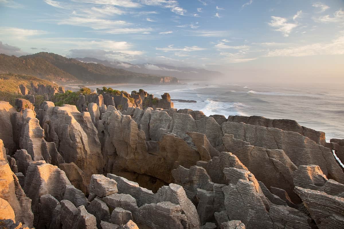 Witness the beauty of Pancake Rocks and Blowholes