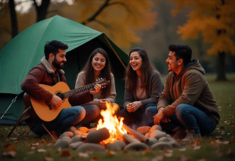 Experience 2 days and 1 night of camping near near Ramadevara Betta